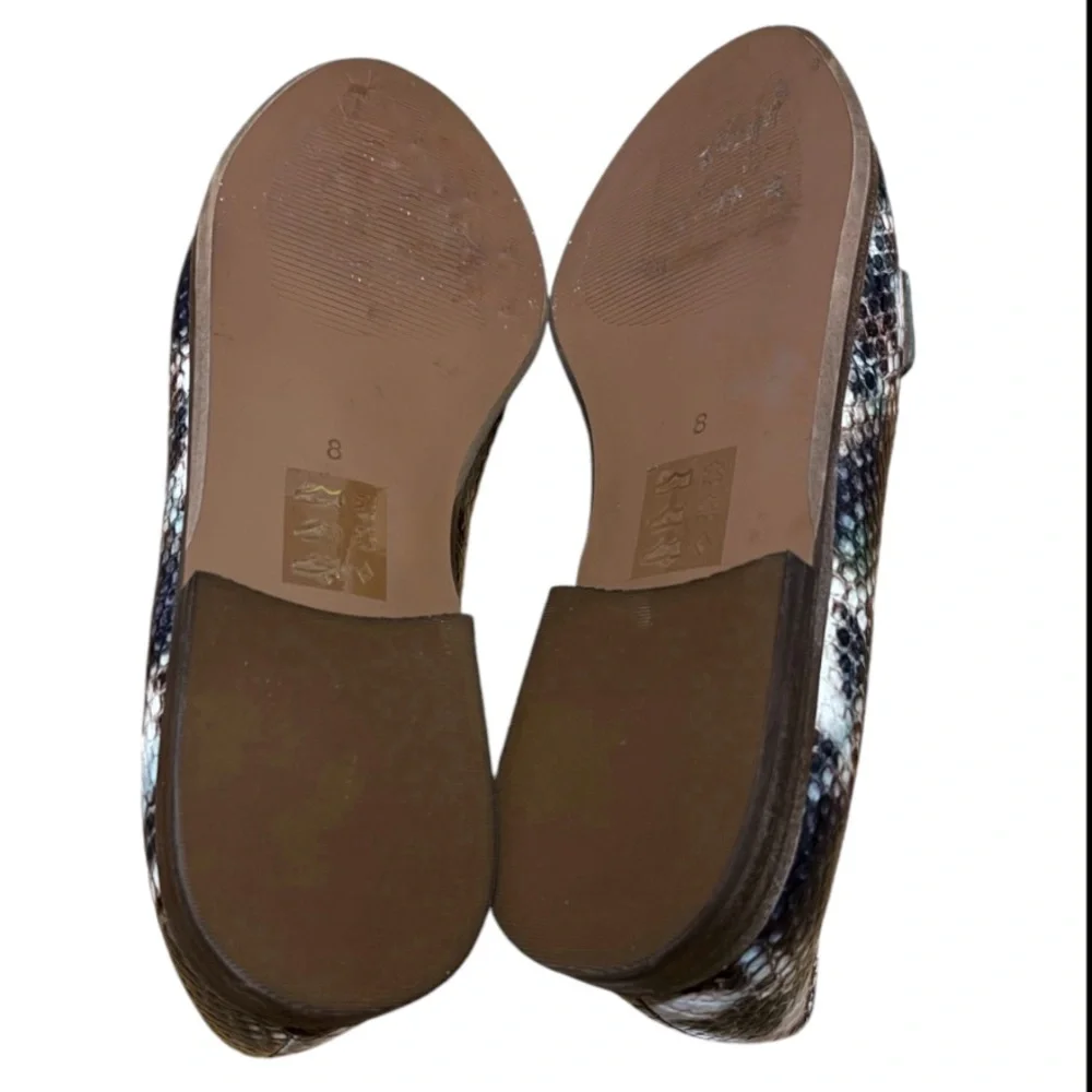 Madewell The Alex Loafer Snake Embossed Leather
